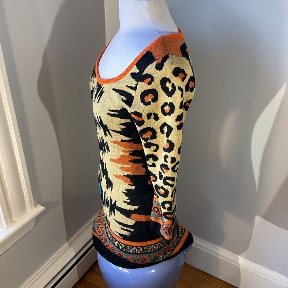 Flying Tomato Sweater Dress. Funky Leopard Aztec Design - Picture 6 of 9